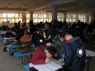 20091221bet365手机版下载举行第二十二届校园文化艺术节书法比赛