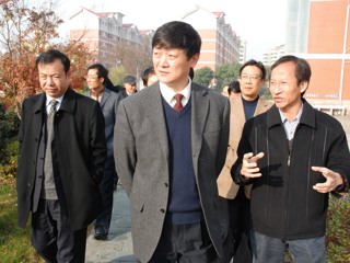 20081203江苏省教育厅胡金波副厅长来bet365手机版下载调研